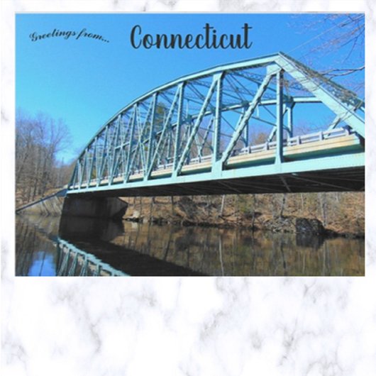 Canterbury Connecticutにブリッジ ポストカード