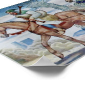 Canterbury Pilgrims Mural Poster ポスター (角)