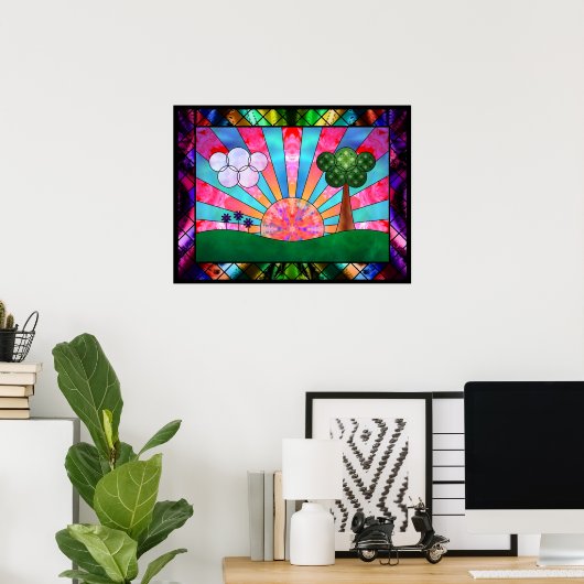 Canticle of the Sun Print ポスター (ホームオフィス)