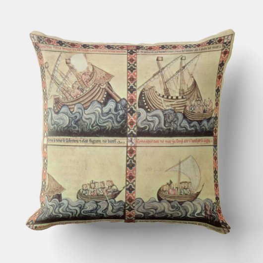 Cantiga 33の「Cantigas deサンタマリアからのページ クッション (正面)