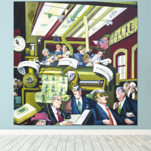 Cantillon Effect キャンバスプリント (インサイチュ (ウッドフロア))