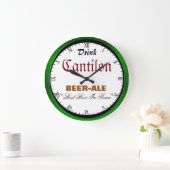 Cantlonビール ラージ壁時計 (ホーム)
