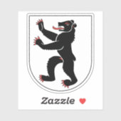 Canton of Appenzell Innerrhoden emblem,Switzerland シール (シート)