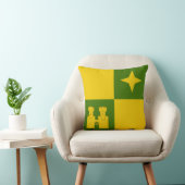 Canton of Castle North Populace Badge Throw Pillow クッション (椅子)