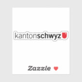 Canton of Schwyz logo, Switzerland シール (シート)