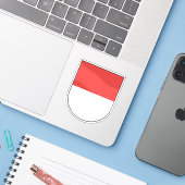 Canton of Solothurn coat of arms, Switzerland シール (ノートパソコンとiPhone)