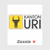Canton of Uri logo, Switzerland シール (シート)