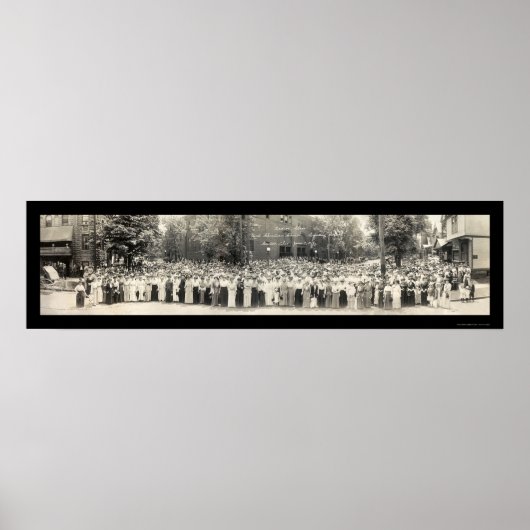 Canton OH Sunday School写真1914 ポスター (正面)