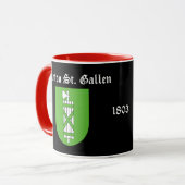 Canton St. Gallen、スイスマグ マグカップ (正面左)