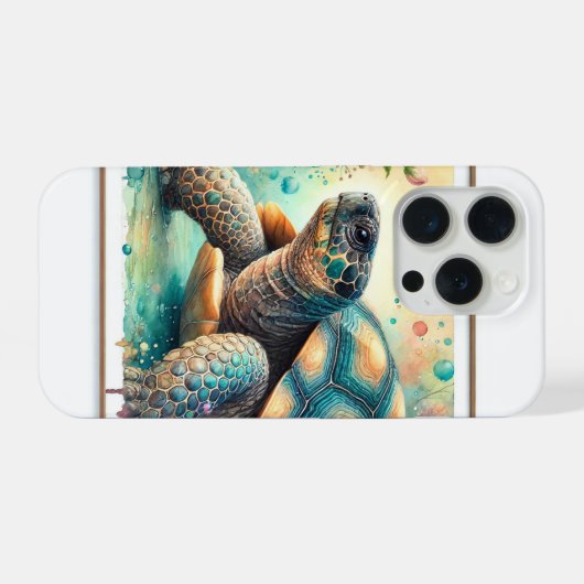 Cantors giant softshell turtle 060824AREF136 - Wat iPhoneケース (裏面横)