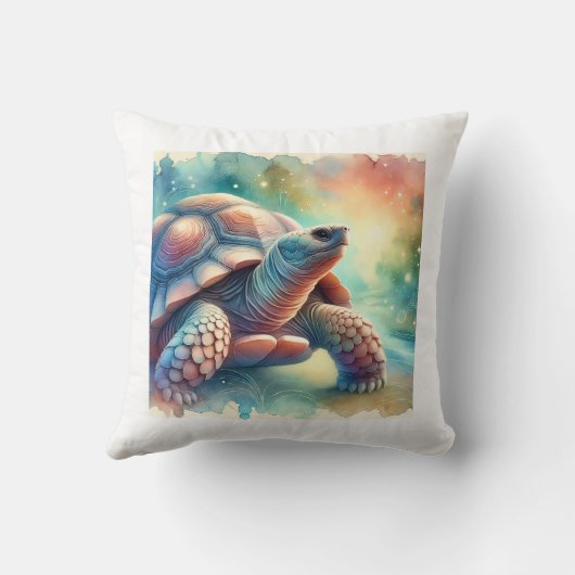 Cantors giant softshell turtle 250924AREF118 - Wat クッション (裏面)