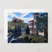 Cantrilの学校の家、郵便はがきの絵画 ポストカード (正面/裏面)