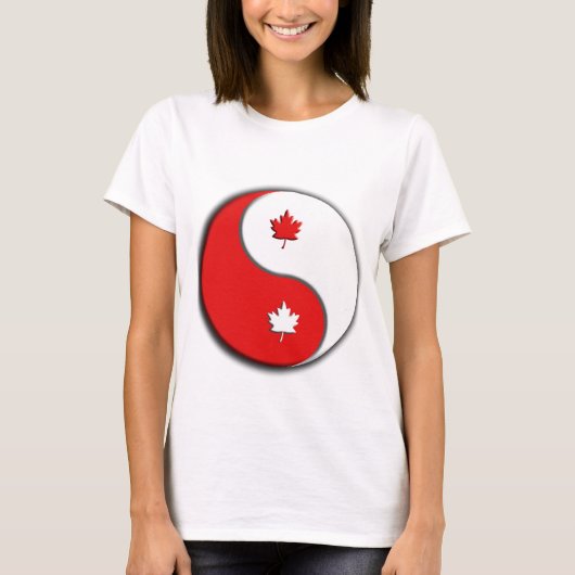 canuckの陰陽 tシャツ (正面)