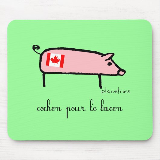 Canuckのcochon マウスパッド (正面)