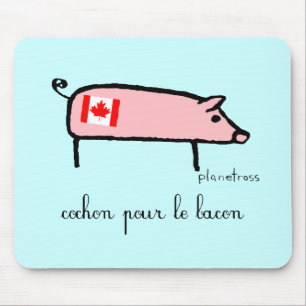 Canuckのcochon マウスパッド