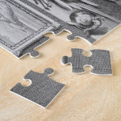 Canute、デンマークすばらしい(d.1035)イギリス国王 ジグソーパズル (側面)