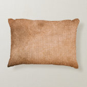 Canvasテクスチャヴィンテージの背景。ヴィンテージ、古い、r アクセントクッション (裏面)