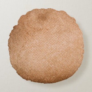 Canvasテクスチャヴィンテージの背景。ヴィンテージ、古い、r ラウンドクッション