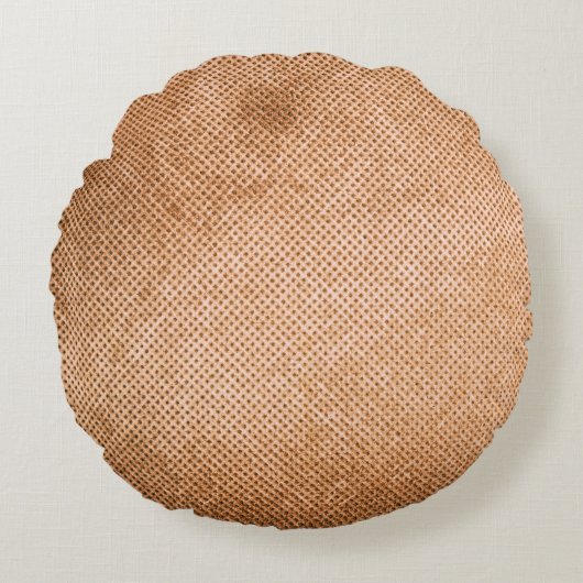 Canvasテクスチャヴィンテージの背景。ヴィンテージ、古い、r ラウンドクッション (正面)