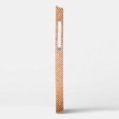 Canvasテクスチャヴィンテージの背景。ヴィンテージ、古い、r Case-Mate iPhoneケース (裏面 / 左)