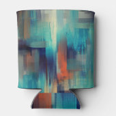 Canvasテクスチャ：シームレスな油絵を描 缶クーラー (裏面)