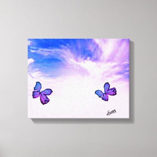 Canvas ：嵐の中で落ち着く キャンバスプリント (正面)