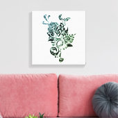 Canvas Allah design islam キャンバスプリント (インサイチュ (リビング))