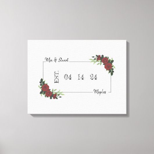 Canvas Alternative 結婚's Guest Book CDM&S キャンバスプリント (正面)