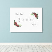 Canvas Alternative 結婚's Guest Book CDM&S キャンバスプリント (インサイチュ (ウッドフロア))