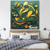 Canvas Arte Biodiversidad Viva キャンバスプリント (インサイチュ (寝室))