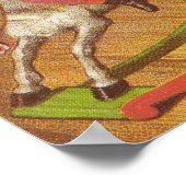 CANVAS ARTWORK - 1800s ART FROM CHROMOLITHOGRAPH ポスター (角)