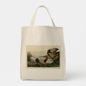 Canvas backed Duck from Audubon's Birds of America トートバッグ (裏面)