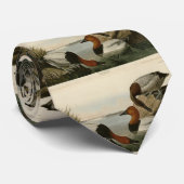 Canvas backed Duck from Audubon's Birds of America ネクタイ (ロール)