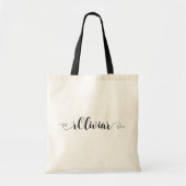 Canvas bags for bridesmaids Personalized gift bags トートバッグ (正面)