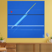 Canvas Blue Screen: Kandinsky's Art キャンバスプリント (インサイチュ (リビング))