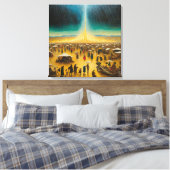 Canvas Bosch Transforms the Storm at Burning Man キャンバスプリント (インサイチュ (寝室))