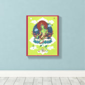 CANVAS - Green Tara – 最も重要な女性仏 キャンバスプリント (インサイチュ (ウッドフロア))