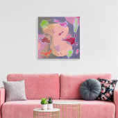 Canvas happy cows キャンバスプリント (インサイチュ (リビング))