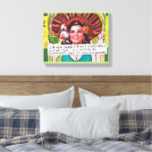 CANVAS-I知っている私は皆の紅茶のカップではない キャンバスプリント (インサイチュ (寝室))