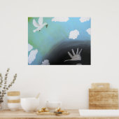 Canvas Justiceの「平和」プリント ポスター (キッチン)