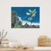 Canvas Justiceカリブのの「プリント」 ポスター (キッチン)