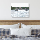 CANVAS: Lake Harriet Pavilion and Boats_ キャンバスプリント (インサイチュ (寝室))