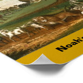 Canvas: Noah's Ark by Edward Hicks - 1846 ポスター (角)