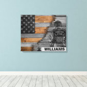 Canvas Printという名前のCorrection Officer キャンバスプリント (インサイチュ (ウッドフロア))