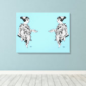 Canvas Print :古代ギリシャ彫刻 キャンバスプリント (インサイチュ (ウッドフロア))