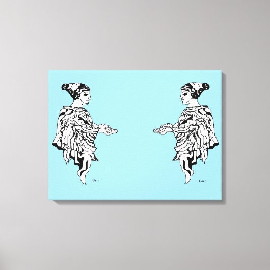 Canvas Print :古代ギリシャ彫刻 キャンバスプリント (正面)