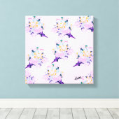 Canvas Print :春を空中に キャンバスプリント (インサイチュ (ウッドフロア))