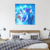 Canvas Print 3運命の女神 キャンバスプリント (インサイチュ (寝室))