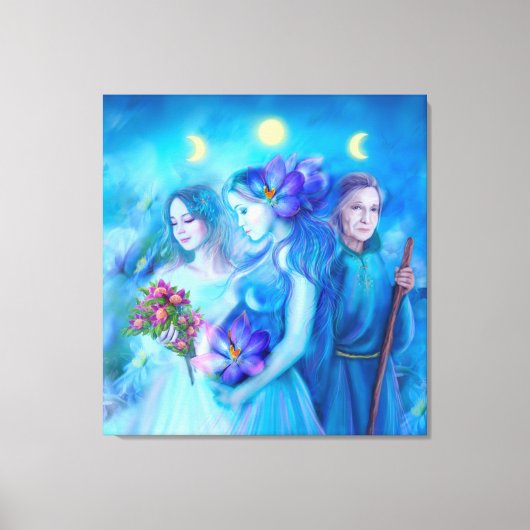 Canvas Print 3運命の女神 キャンバスプリント (正面)