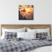 Canvas Print  (Armada at Sunrise) キャンバスプリント (インサイチュ (寝室))